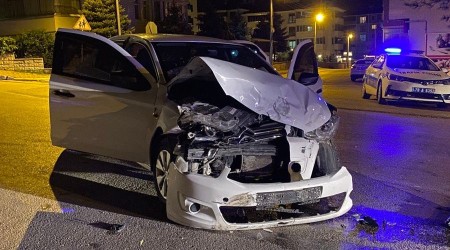 Safranbolu'da iki otomobil çarpıştı: 4 yaralı