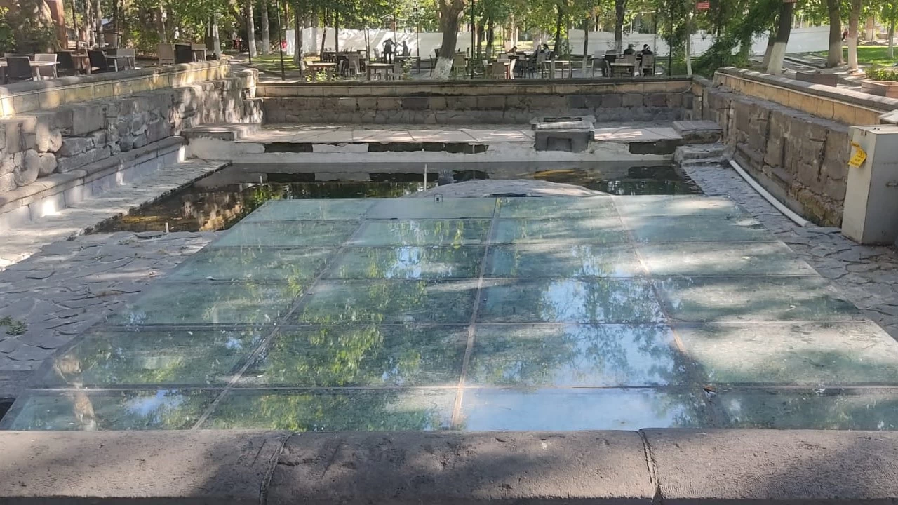 Tarihi Roma Havuzu susuz kaldı