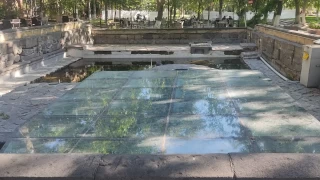 Tarihi Roma Havuzu susuz kaldı