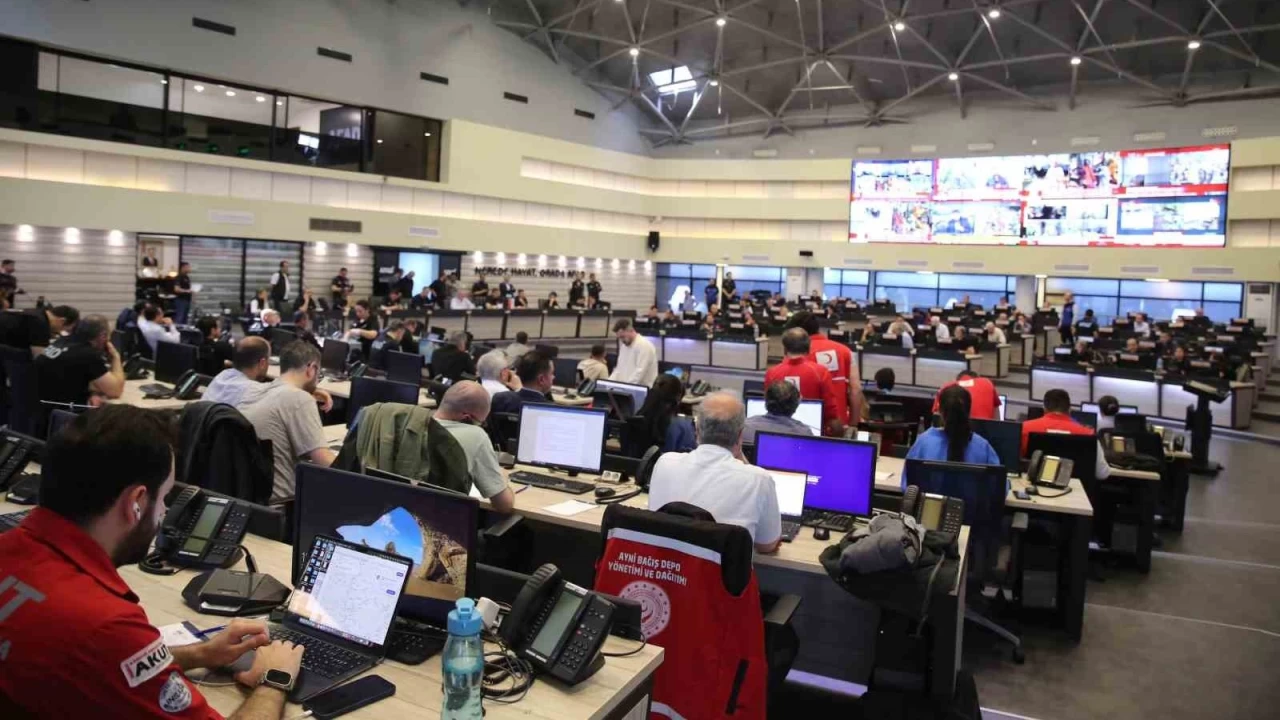 Türkiye Afet Müdahale Planı devreye alındı