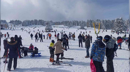 Uluda'da kar kalnl 2 metreye yaklat