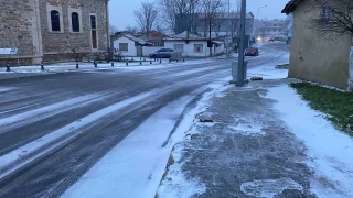 Uzunköprü'de kar yağışı etkili oluyor