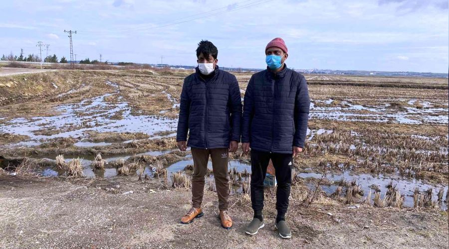 35 göçmen donmaktan son anda kurtarıldı