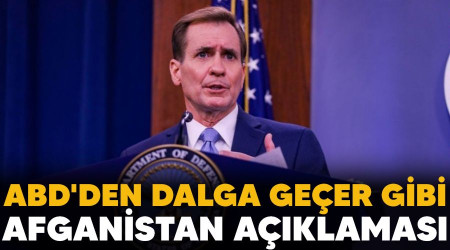 ABD'den dalga geer gibi Afganistan aklamas