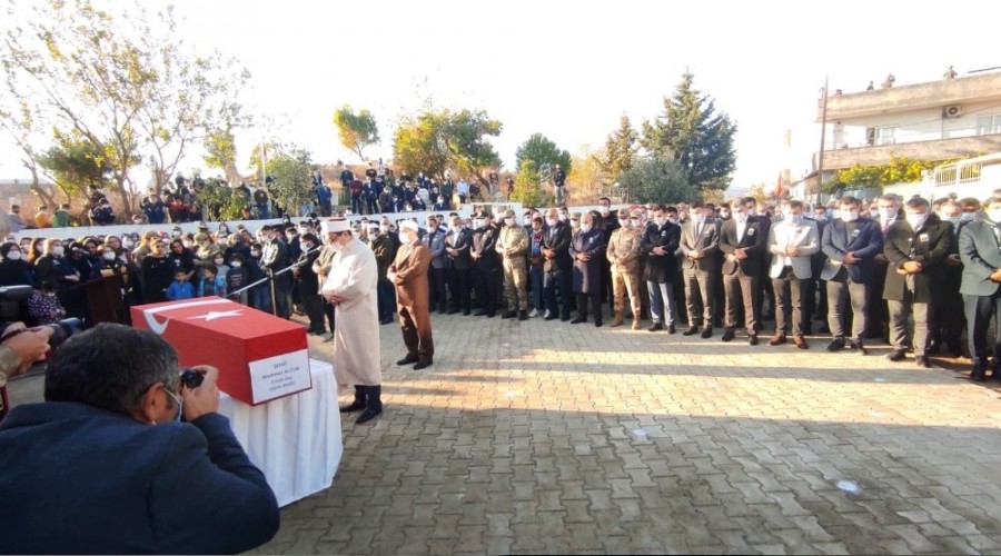 Afrin şehidi son yolculuğuna uğurlandı