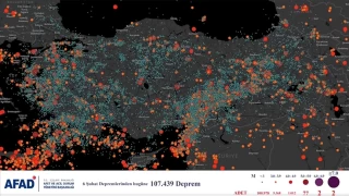 "Asrn felaketi"nden sonra Trkiye ve yakn evresinde yaklak 110 bin deprem meydana geldi