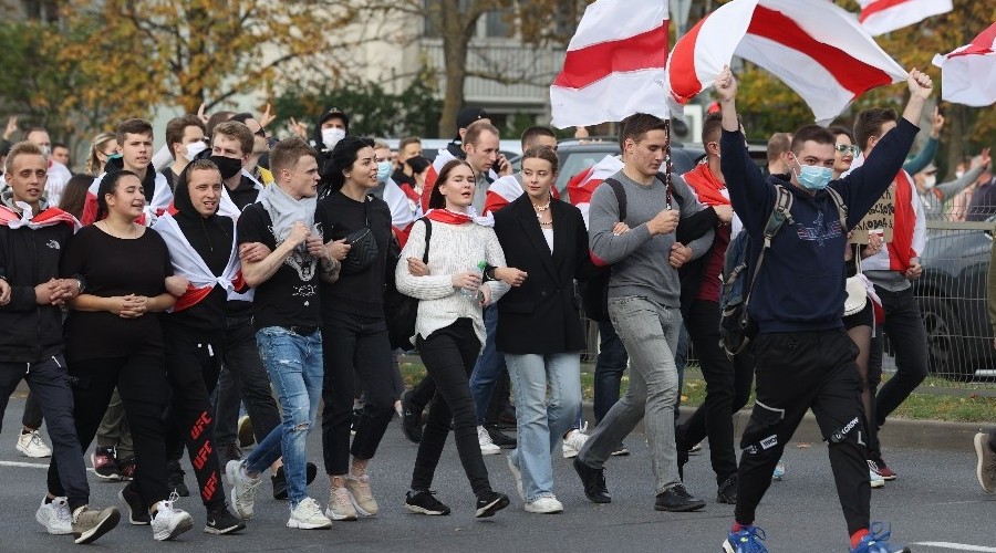 Belarus'taki protestolarda 317 kişi gözaltında