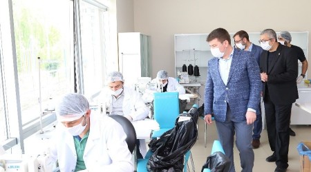 Belediye atölyelerinde maske üretim kapasitesi arttı