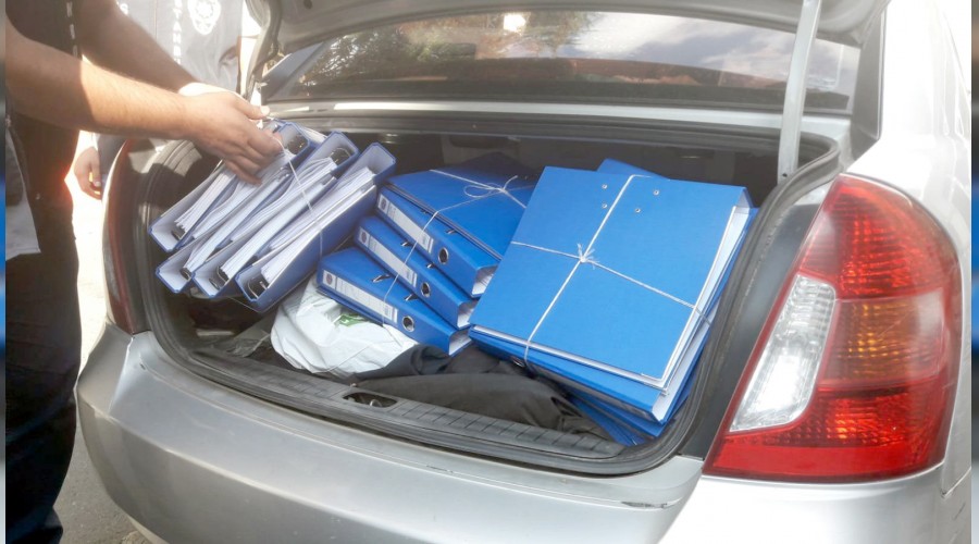 Bir bagaj dolusu suç dosyası