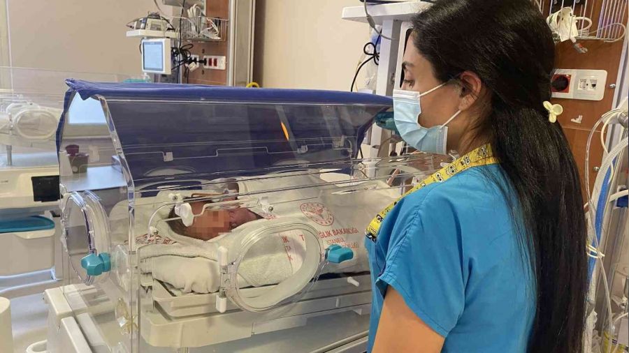 Boş araziye terkedilen bebeğin durumu iyi