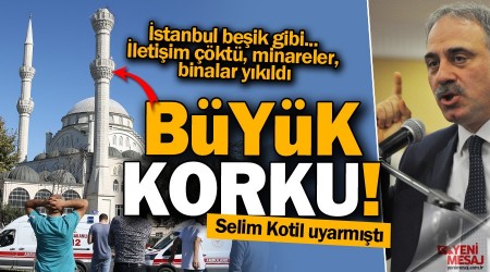 Büyük korku! İstanbul'da 5.8 şiddetinde deprem