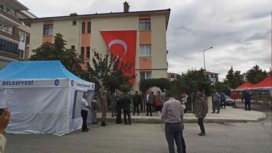 Çorum'a şehit ateşi düştü