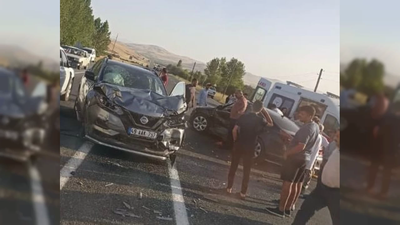 Elaz'da trafik kazas: 2'si ar 8 yaral