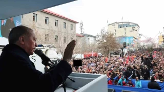 Erdoğan, Ağrı'da konuştu: Size kardeş olmayanlara siz de kapınızı kapatın