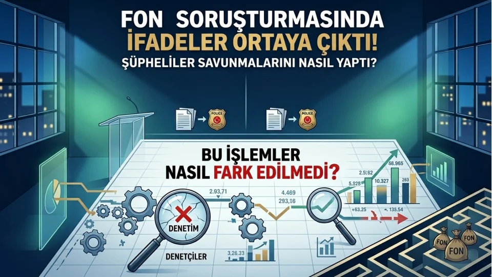 Fon soruşturmasında ifadeler ortaya çıktı!