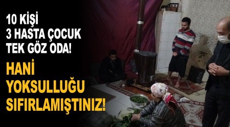 Hani yoksulluğu sıfırlamıştınız!