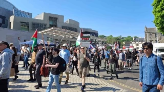 İskoçya'da Filistin'e destek sürüyor