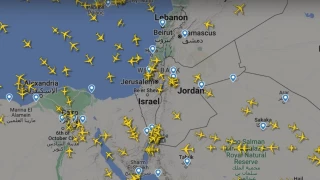 İsrail'in Ben Gurion Havalimanı'nda uçuşlar yeniden başladı