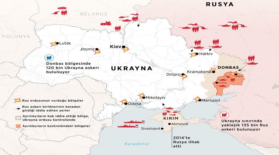 TE SON DURUM: Rusya'nn Ukrayna operasyonu sryor