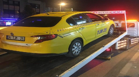 'Karşının taksisiyim' diyerek yolcu almadılar