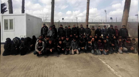 Kilis'te 134 düzensiz göçmen yakalandı