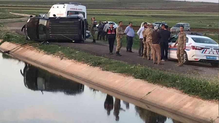 Kilis'te otomobil sulama kanalna utu: 4 l, 3 yaral