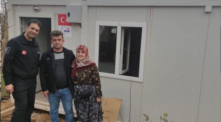 Konteyner kentte yaşam başladı