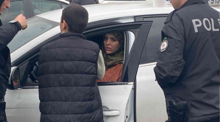 Libyalı kadın sürücü şok yaşadı