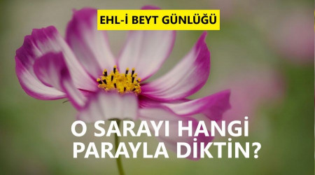 ‘O sarayı hangi parayla diktin?’