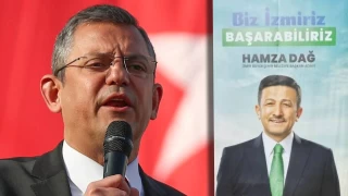 zgr zel, Hamza Da'n AKP logosu ve Erdoan olmayan afilerine dikkat ekti