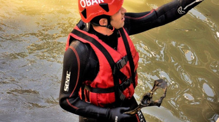 Porsuk Çayı'nda bulunan 6 kemik incelemeye alındı