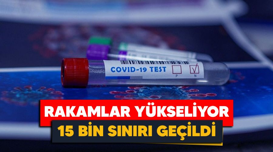 Rakamlar yükseliyor, 15 bin sınırı geçildi