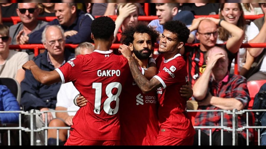 Salah'n tarihe getii mata Liverpool kazand