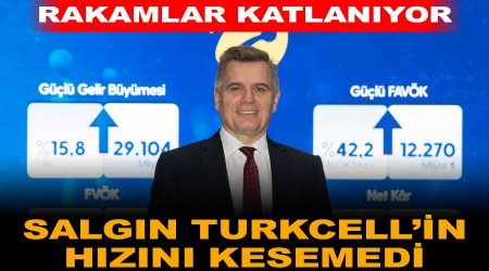 Salgın Turkcell'in hızını kesemedi