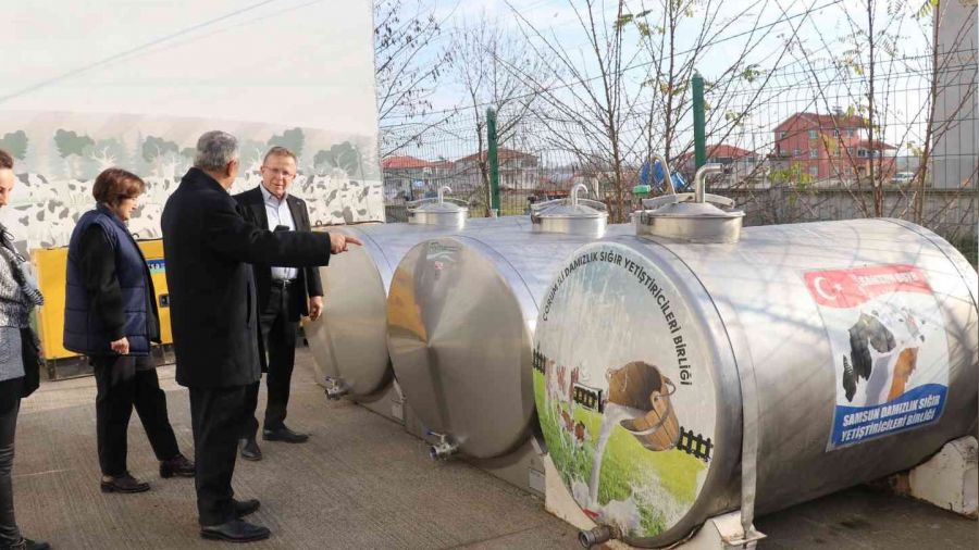 Samsun'da çiğ sütün kalitesi arttırılıyor