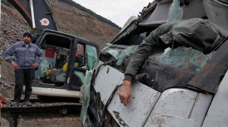 Samsun'da taş ocağında feci kaza: 1 ölü