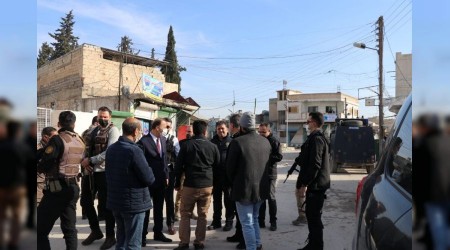 Şanlıurfa Valisi Telabyad'da incelemelerde bulundu