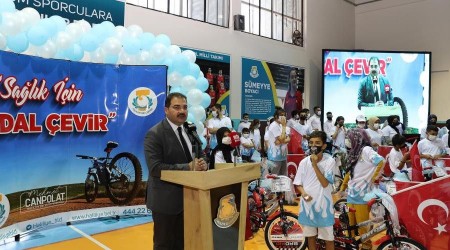 Şanlıurfa’da 100 öğrenciye bisiklet