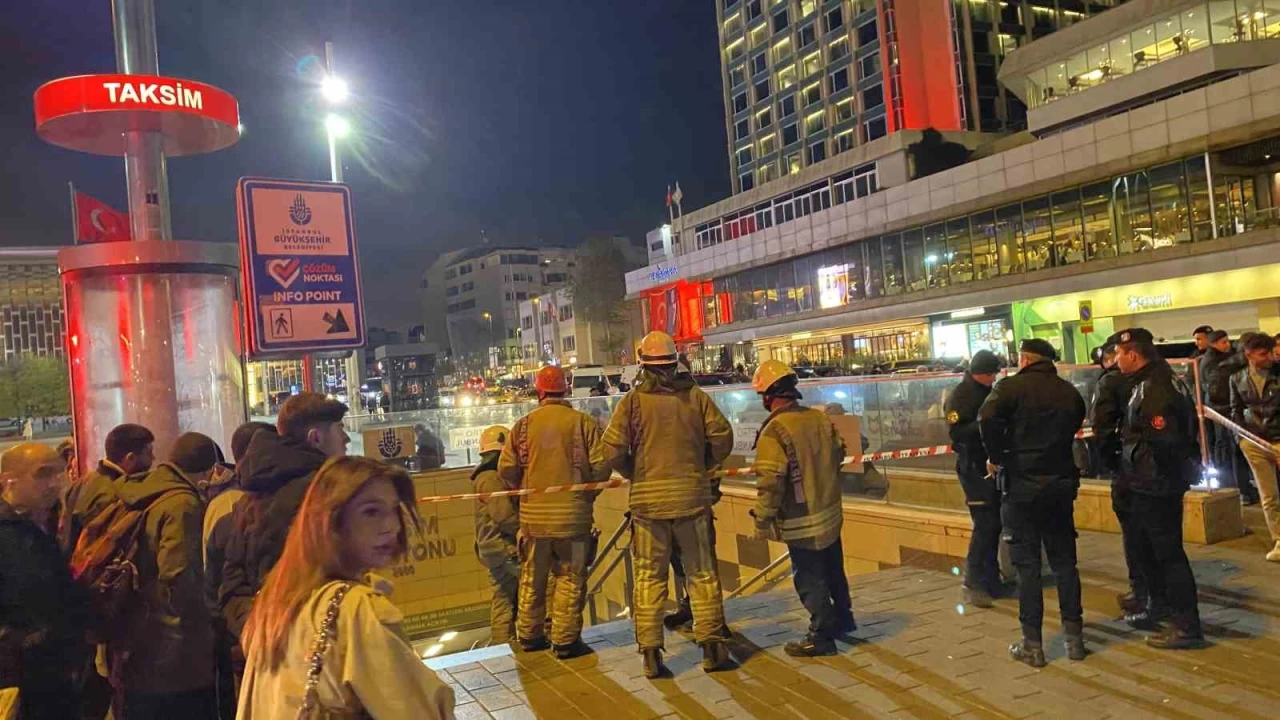 Taksim metrosunda intihar