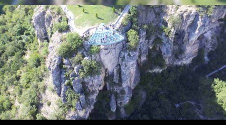 Türkiye'nin ilk cam seyir terasına yoğun ilgi