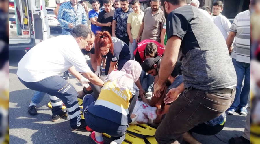 Yaya geçidinde feci kaza