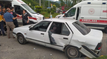 Zonguldak'ta trafik kazas: 8 yaral