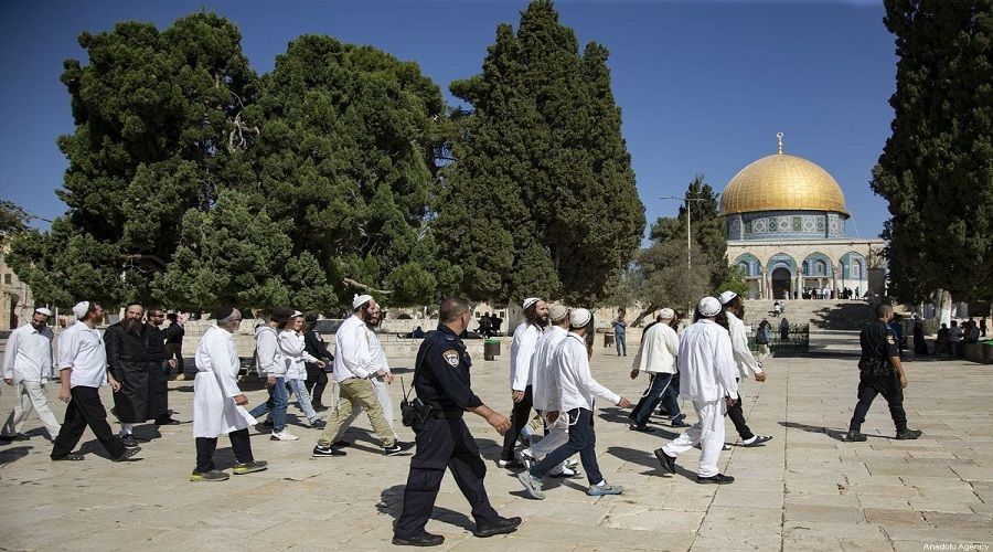 800'den fazla Yahudi Mescid-i Aksa'ya baskn dzenledi