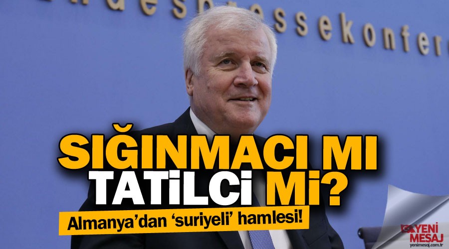 Almanya'dan 'suriyeli' hamlesi!