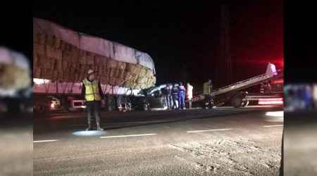 Ana oğul kazada yaşamını yitirdi