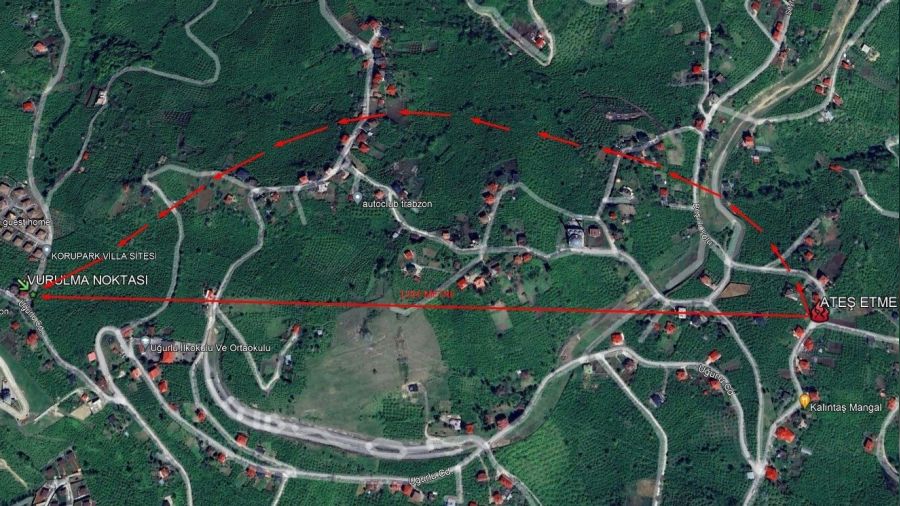 Bin 204 metreden çocuğu vuran maganda yakalandı