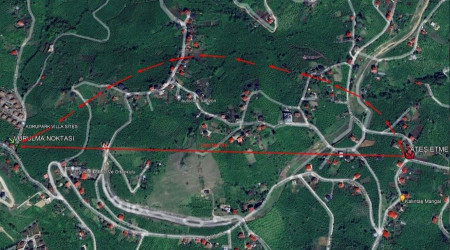 Bin 204 metreden çocuğu vuran maganda yakalandı