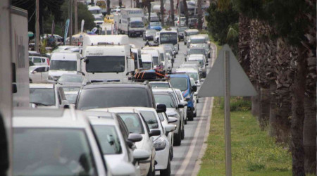Bodrum'da bayram trafiği başladı