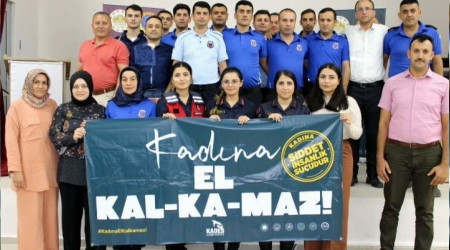 Cezaevi görevlilerine 'Kadına El Kal-Ka-Maz!' eğitimi