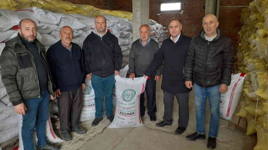 Çiftçilere çeltik tohumu hibe desteği